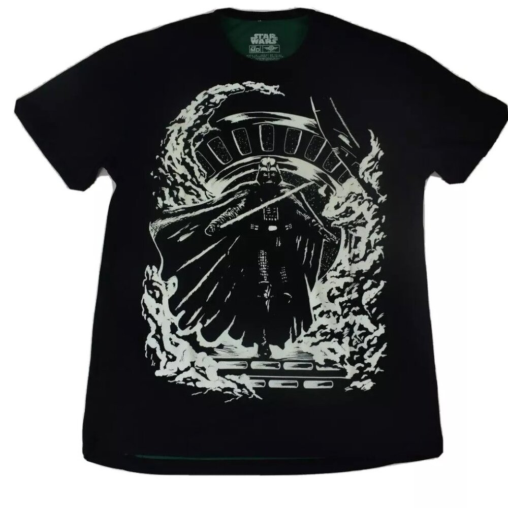 Darth Vader Mens Space In Vader Black Shirt New